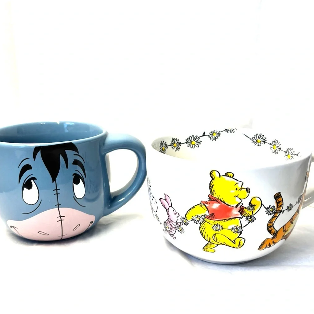 Disney Whinny the Pooh and Friends Mugs Large and Larger